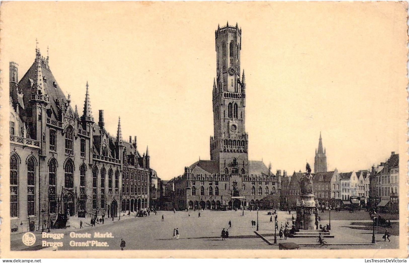 BELGIQUE - BRUGGES - Grand'Place - Carte Postale Ancienne - Brugge
