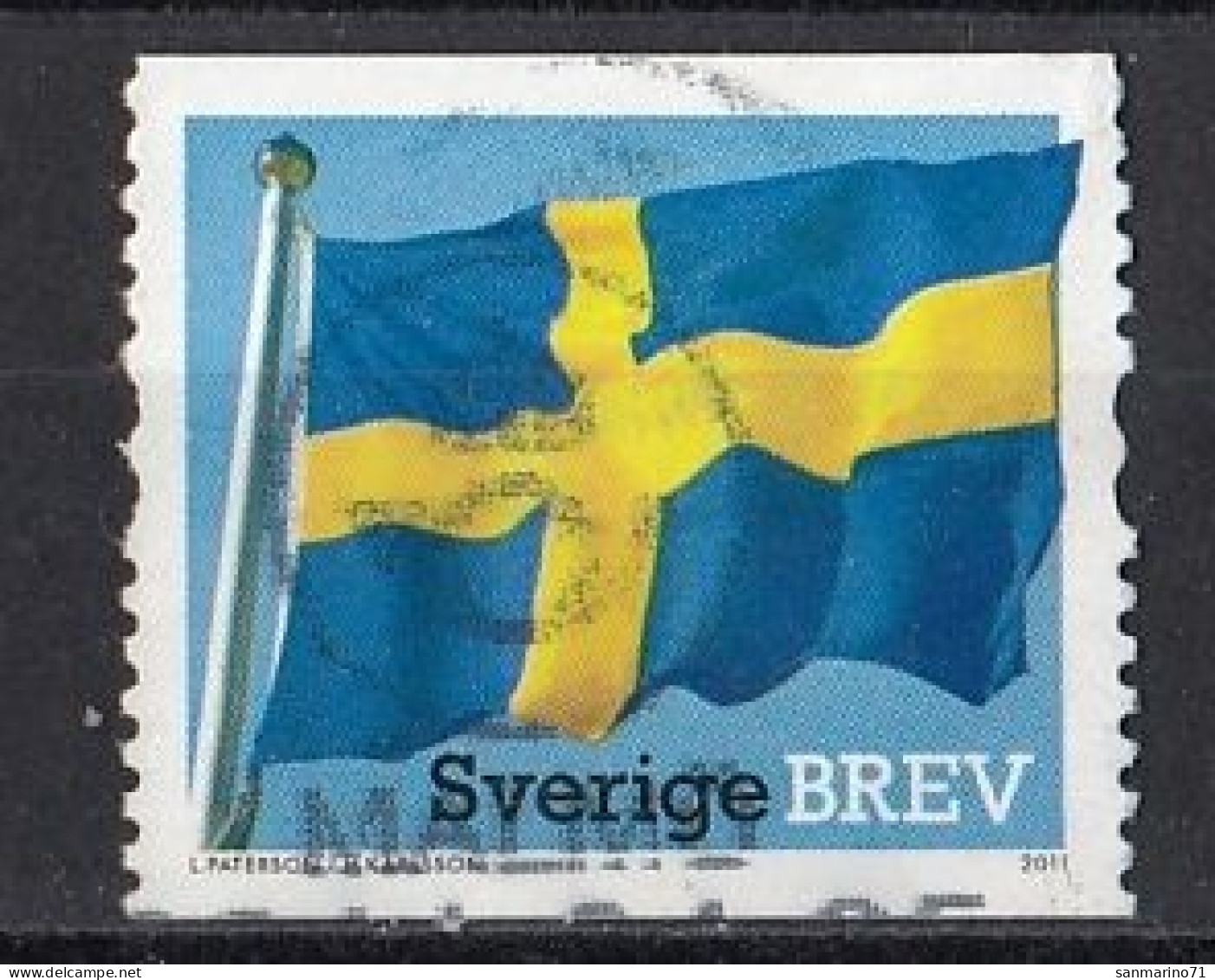 SWEDEN 2792,used,falc Hinged - Gebruikt