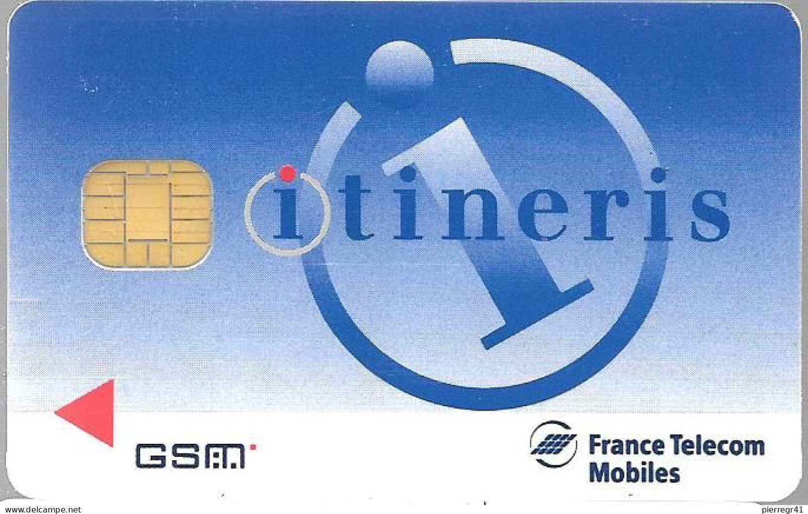 CARTE-GSM-PUCE-F-FT-MOBILES-ITINERIS-FM1-SD-Ref-PHONECOTE 2005--TBE-Peu SERVIE - Mobicartes: Móviles/SIM)