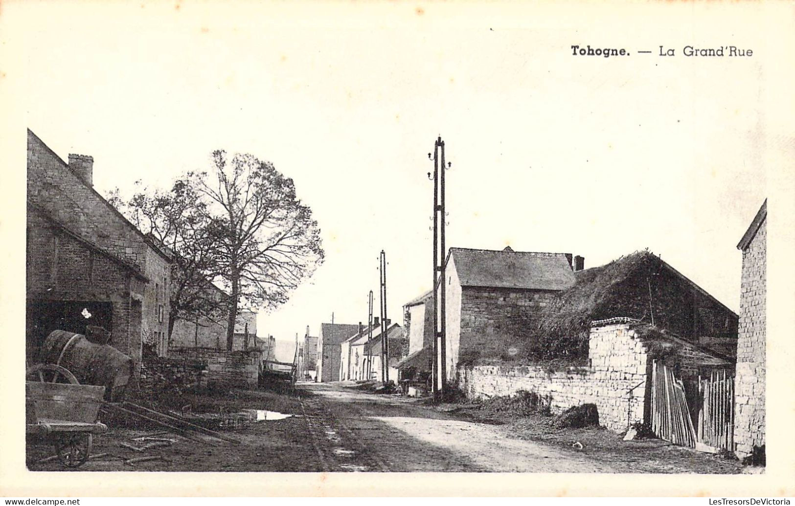 BELGIQUE - TOHOGNE - La Grand'Rue - Edit Luma - Carte Postale Ancienne - Sonstige & Ohne Zuordnung