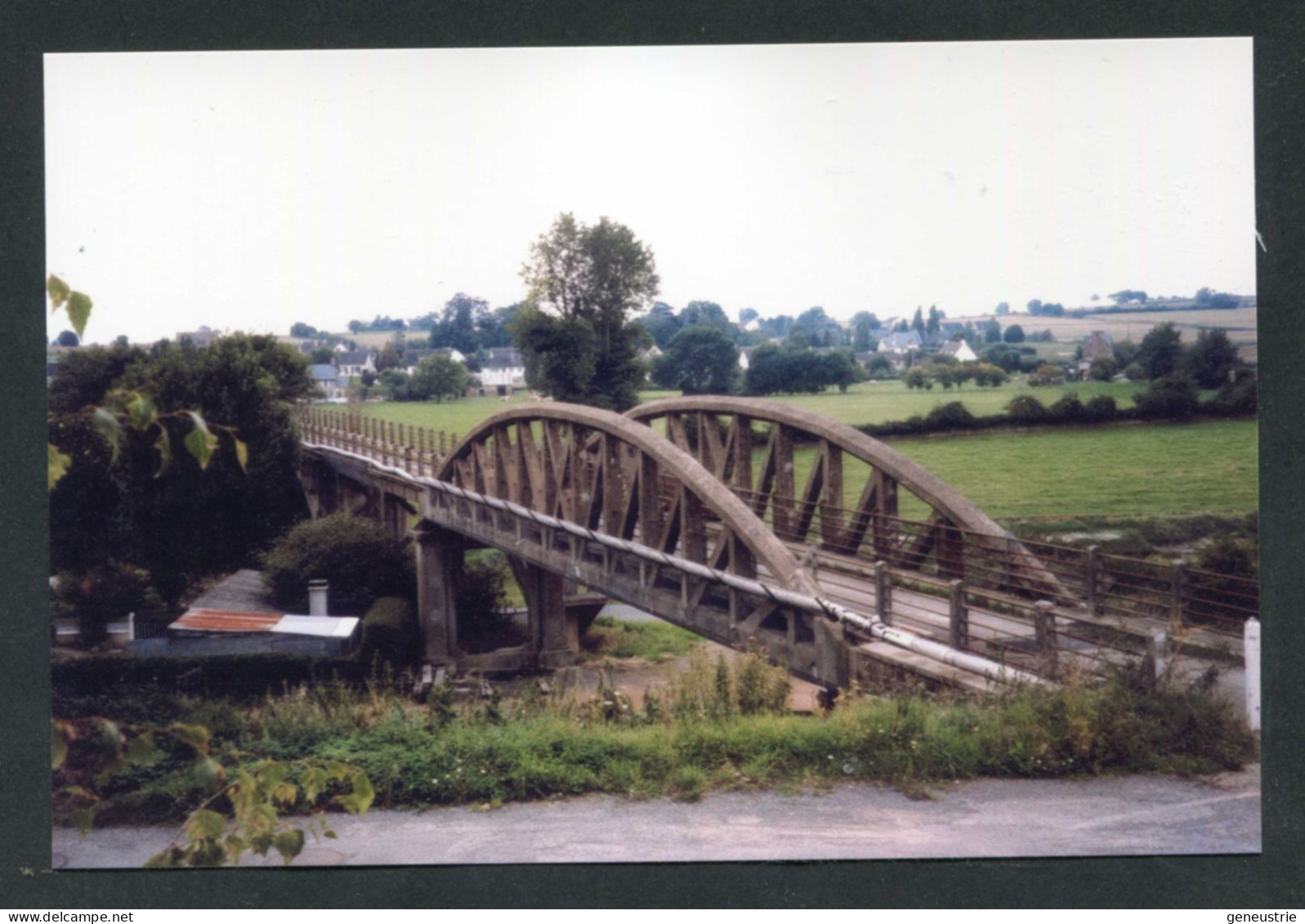 Photo-carte Moderne Années 80 "Pont Sur La Sée à Avranches - Tramway Des Chemins De Fer Normands" Granville - Sourdeval - Opere D'Arte