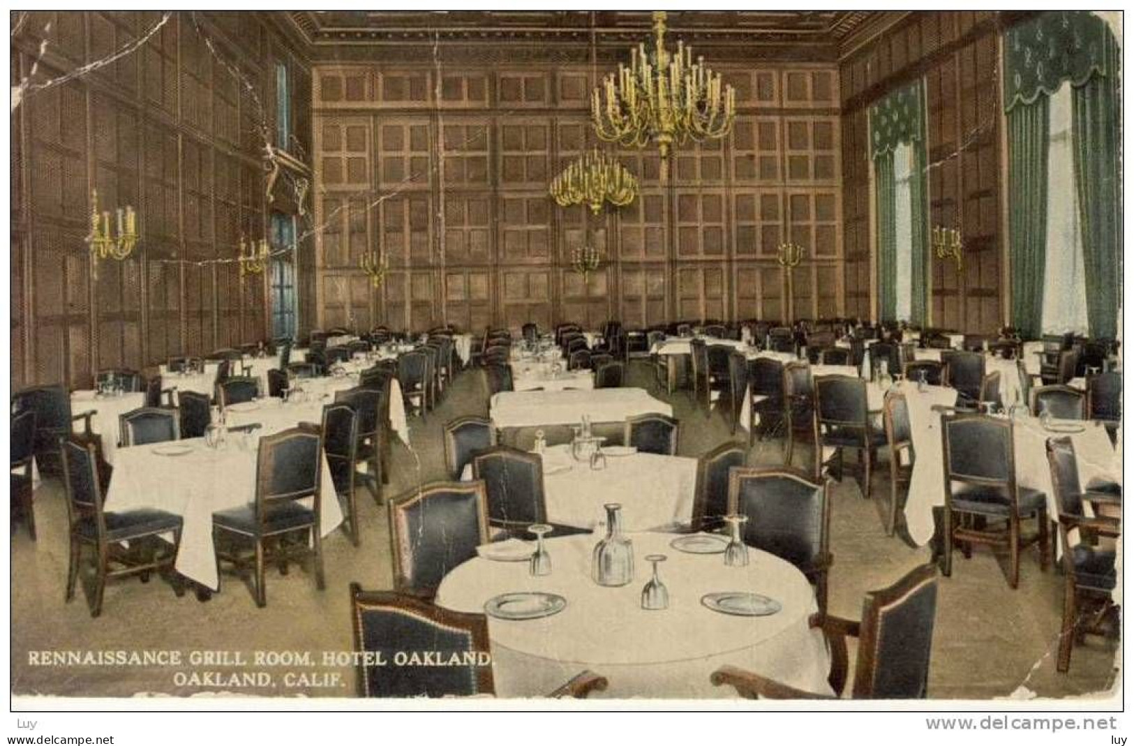 Hotel OAKLAND - Rennaissance Grill Room,  California, 1919 - Oakland