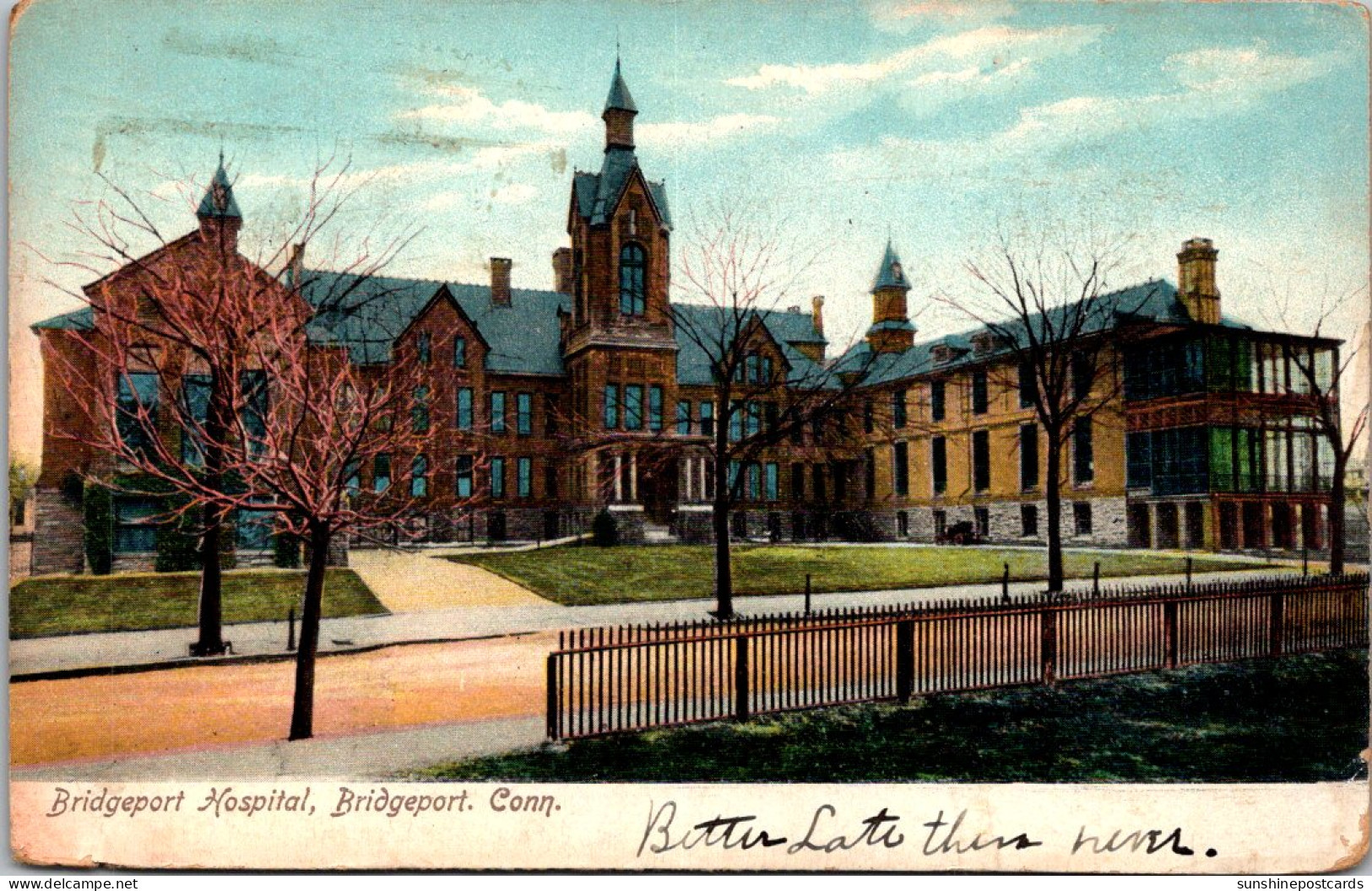 Connecticut Bridgeport The Bridgeport Hospital 1907 - Bridgeport