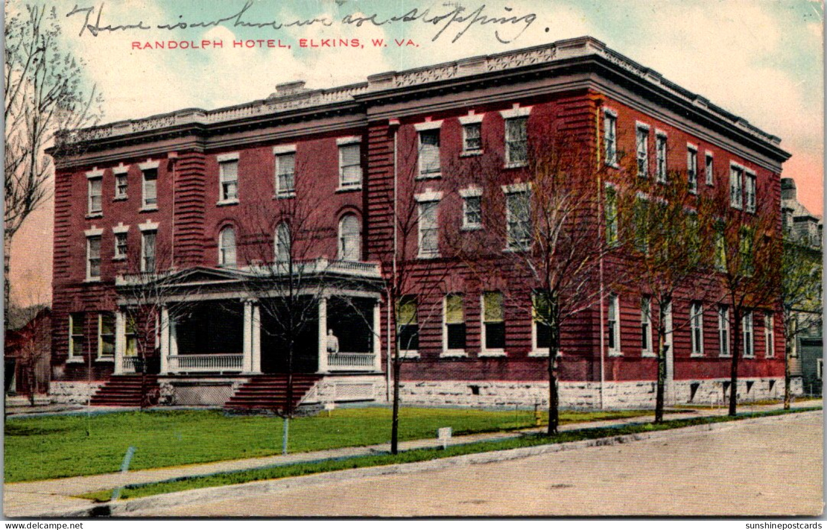West Virginia Elkins Randolph Hotel 1910 - Autres & Non Classés