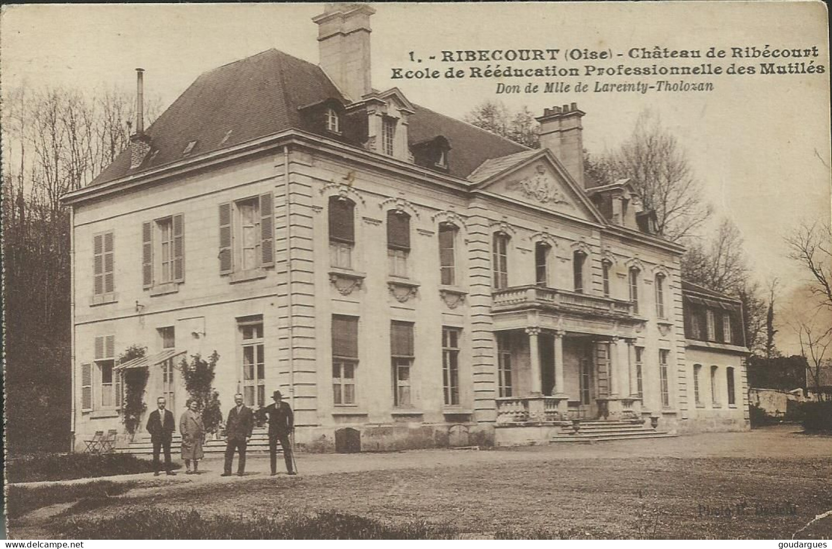 Château De Ribécourt - Ecole De Rééducation Professionnelle Des Mutilés - Don De Mlle Lareinty-Tholozan - (P) - Ribecourt Dreslincourt