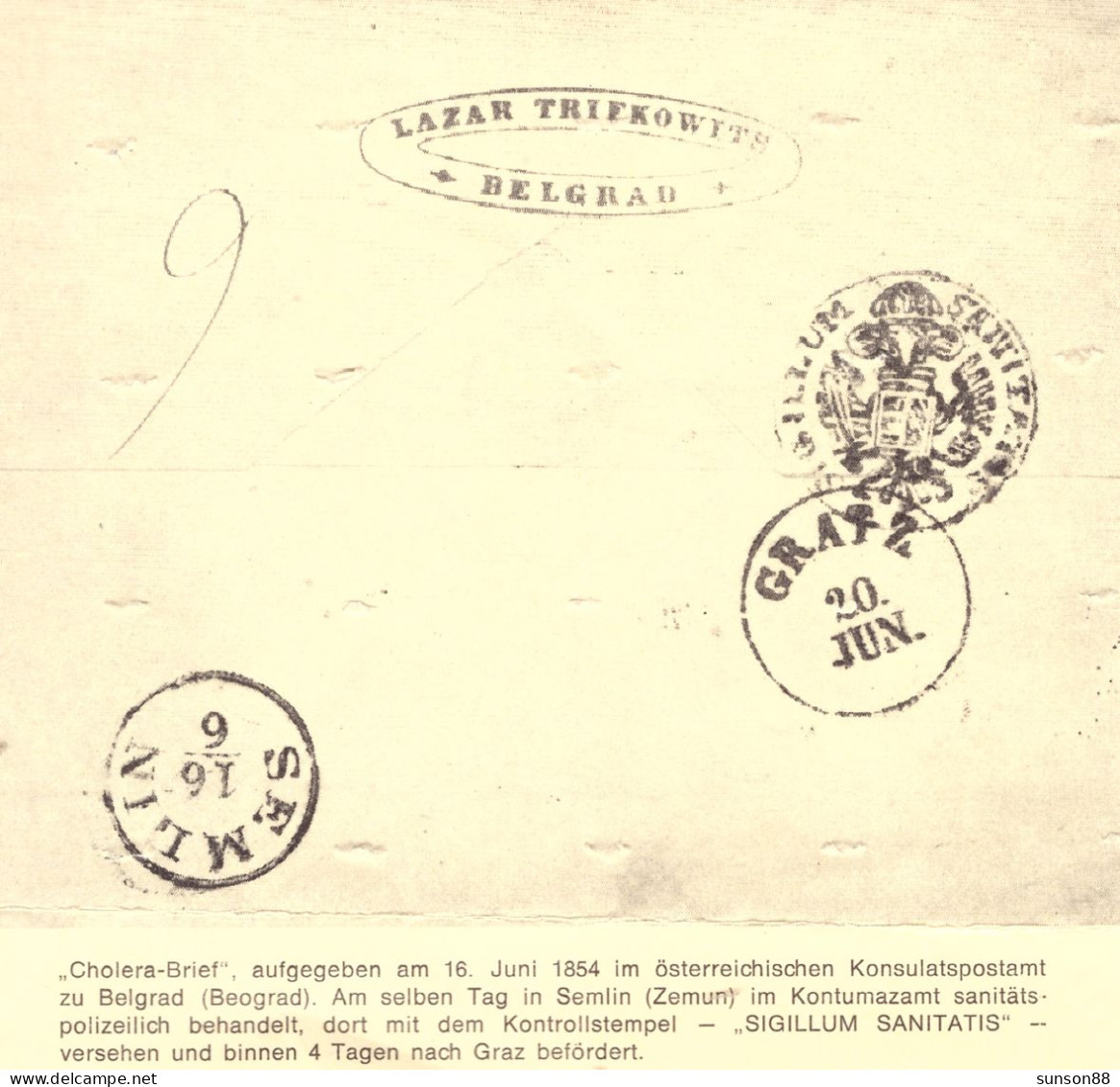 Centenary Of Matitime LAZZARETTU”1867-1967 MUGGIA TRIEST   Cover With Four Horizontal Lined Rastel Punch Holes Applied. - Santé