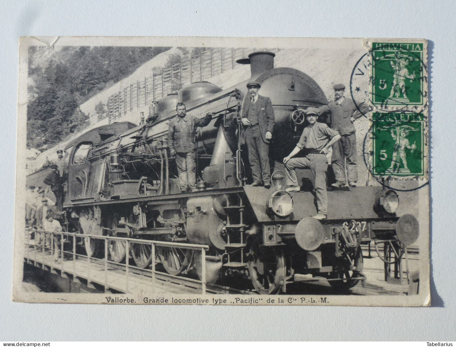 VALLORBE  Carte Rare En Bon état - Grande Locomotive Type Pacific De La Compagnie P.L.M.  TAB750 - Orbe