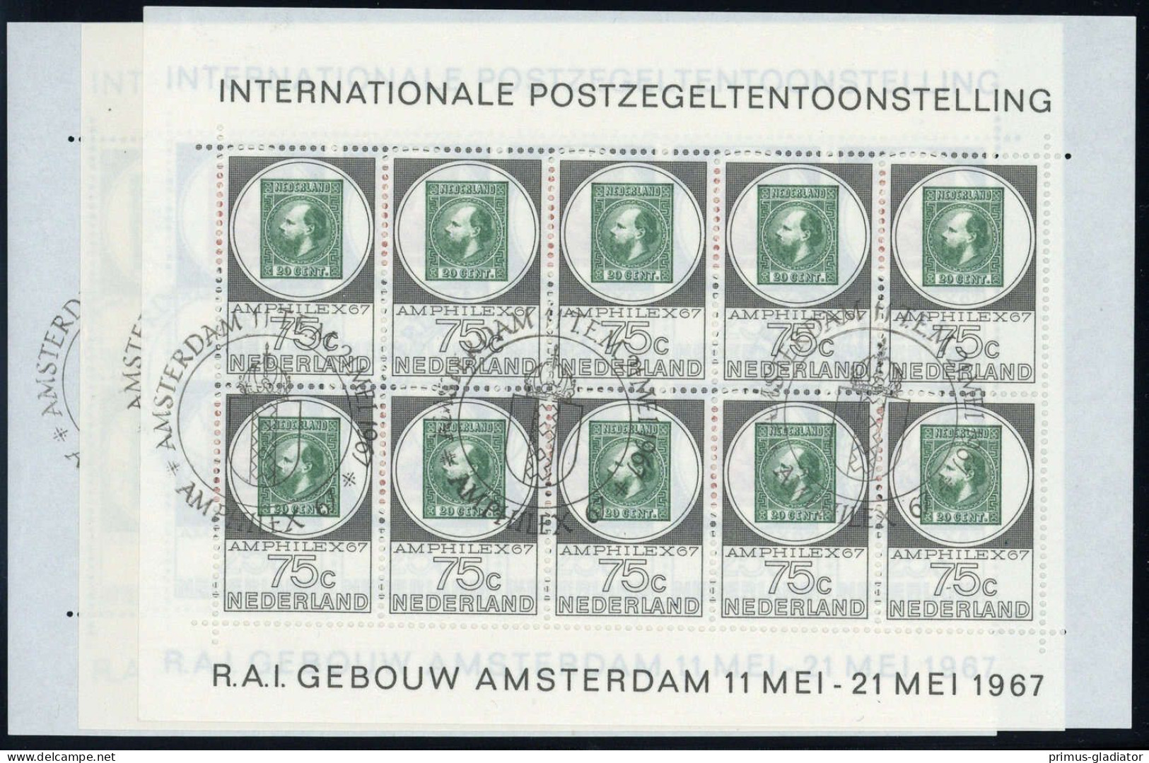 1967, Niederlande, 880-82 KB, Gest. - Other & Unclassified