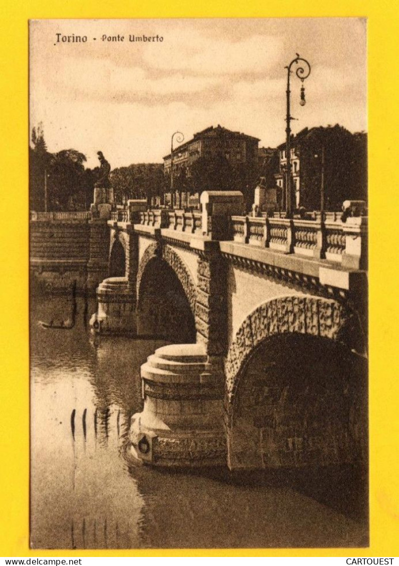 CPA TURIN - TORINO - Ponte Umberto - 1923 - Ponts