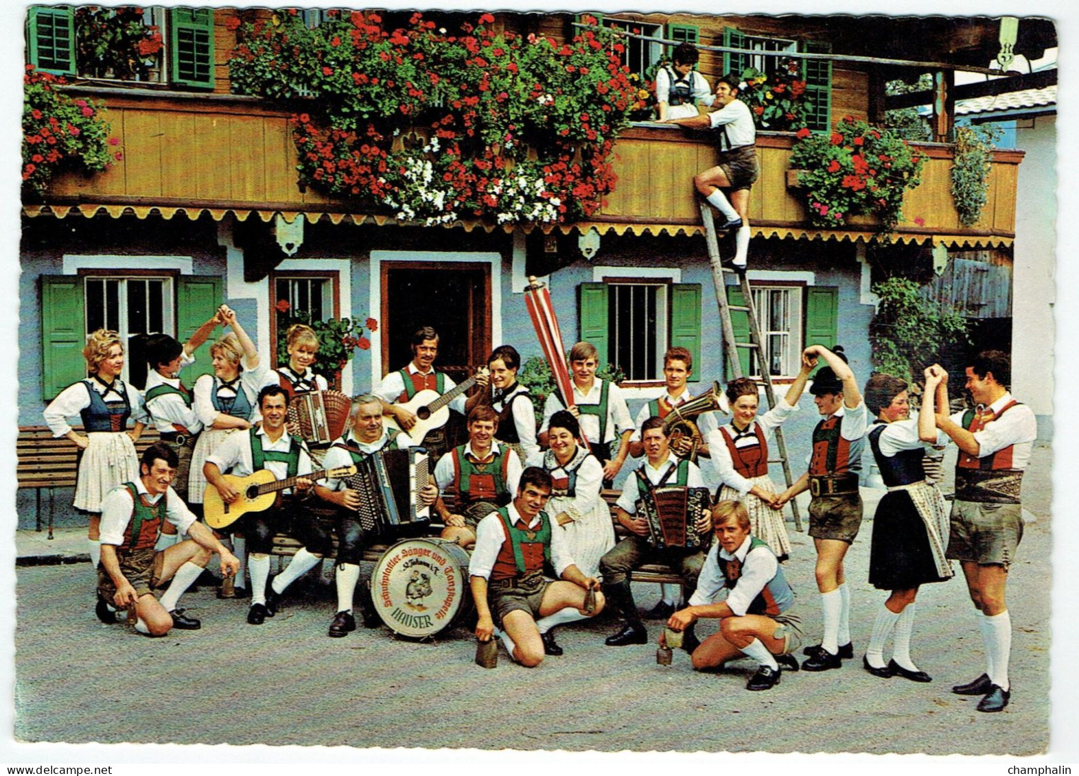 Sankt-Johann In Tirol - Jodler, Tanz Und Schuhplattlergruppe Hans Hauser - Folklore Costumes Traditionnels Musiciens - St. Johann In Tirol