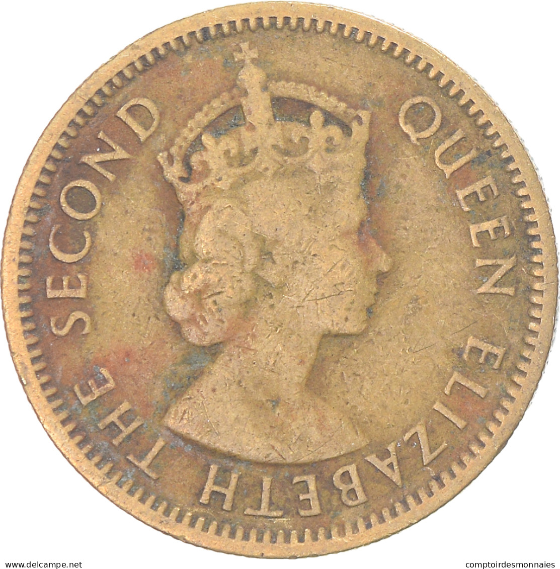 Monnaie, Territoires Britanniques Des Caraïbes, 5 Cents, 1955 - Britse Caribische Gebieden