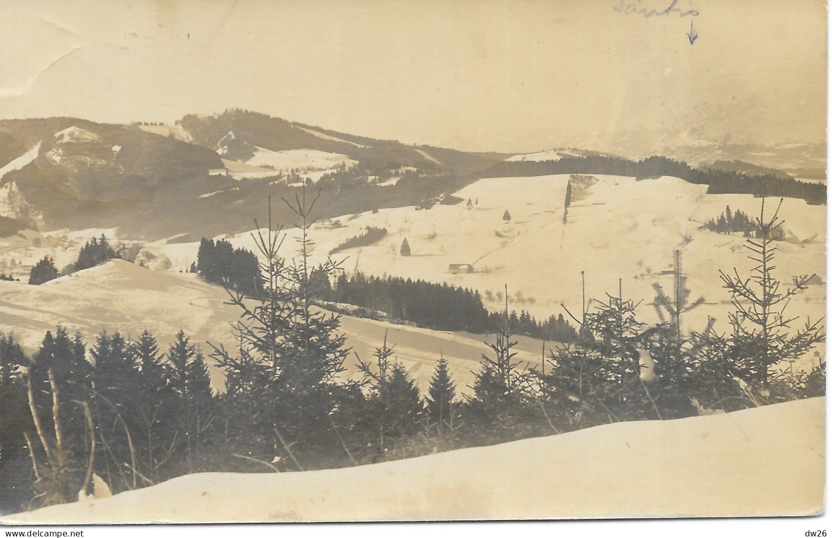 Grossholzleute (Izny) Gesamtansicht Im Winter (Vue Générale En Hiver) - Isny