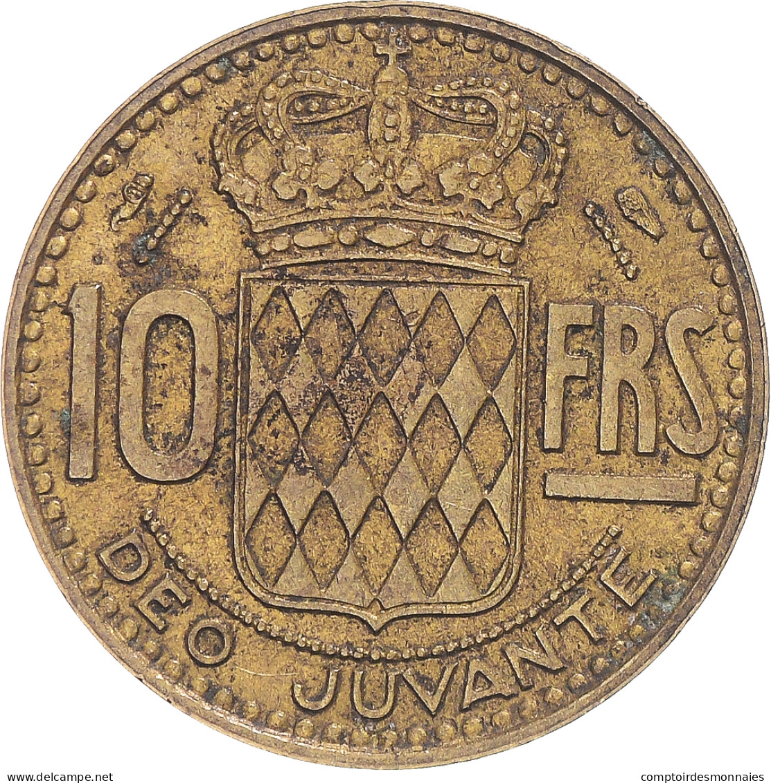 Monnaie, Monaco, 10 Francs, 1951 - 1949-1956 Anciens Francs