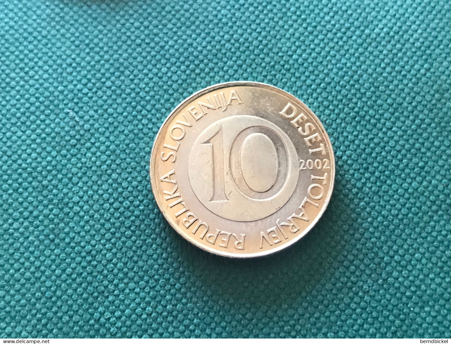 Münzen Münze Umlaufmünze Slowenien 10 Tolar 2002 - Slowenien