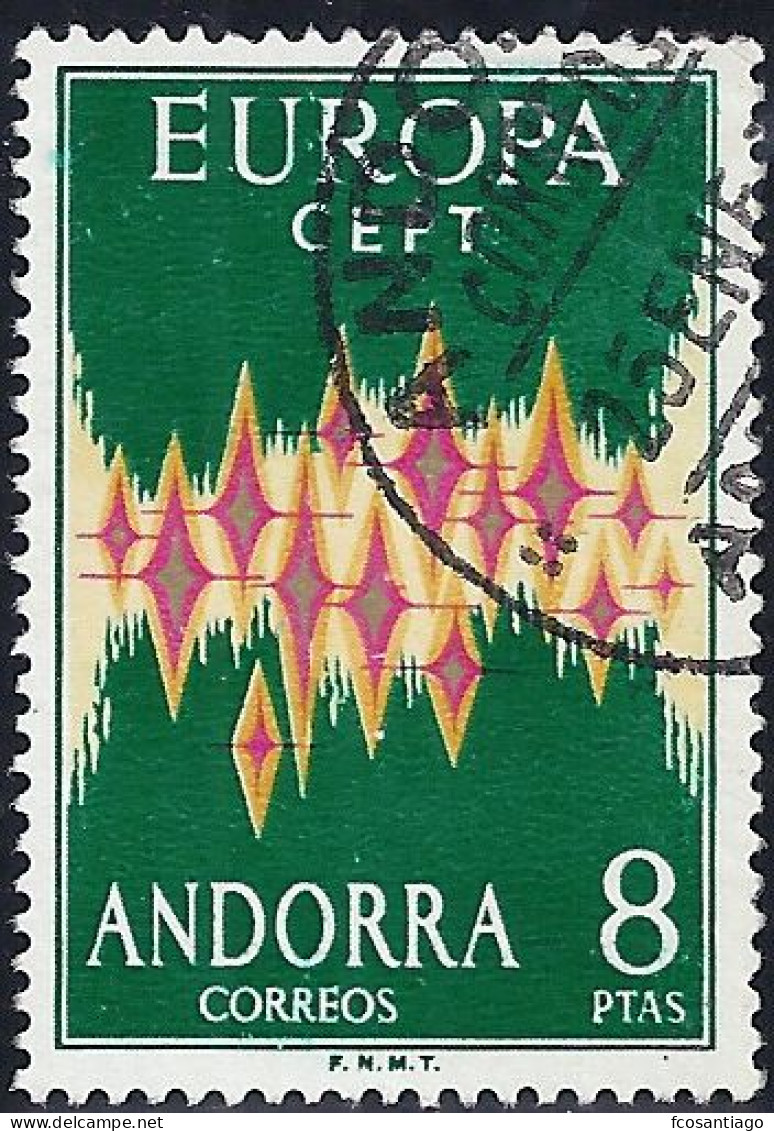 EUROPA CEPT - ANDORRA 1972 - Edifil #72 - VFU - 1972