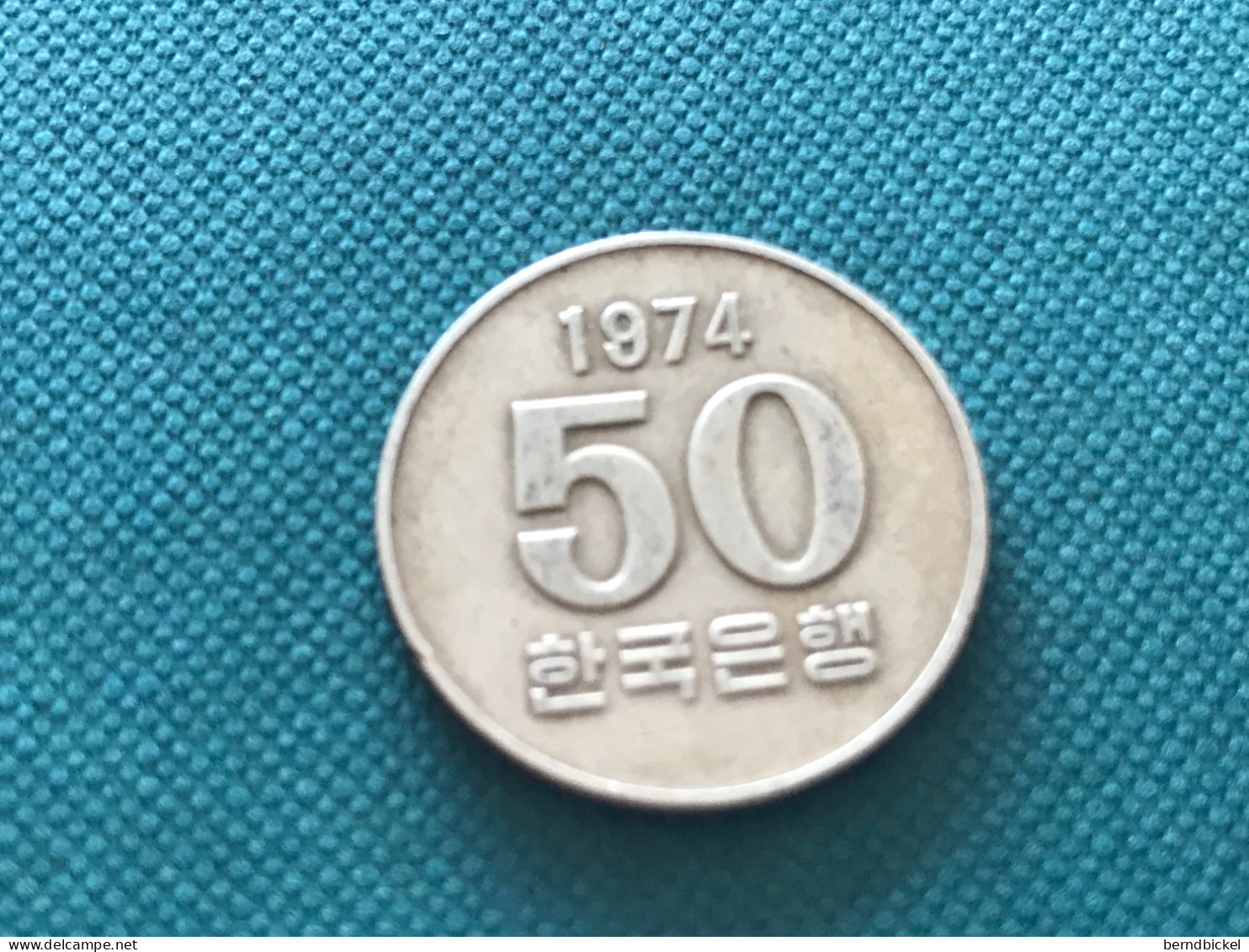 Münzen Münze Umlaufmünze Süd-Korea 50 Won 1974 - Coreal Del Sur