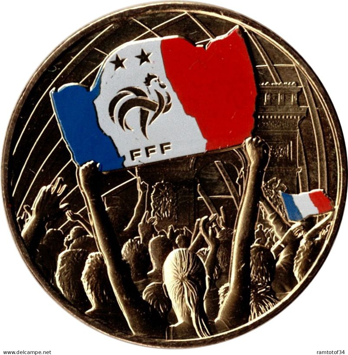 2023 MDP216 - PARIS - Fédération Française De Football (supporters Sur Les Champs-Élysées) / MONNAIE DE PARIS - 2023