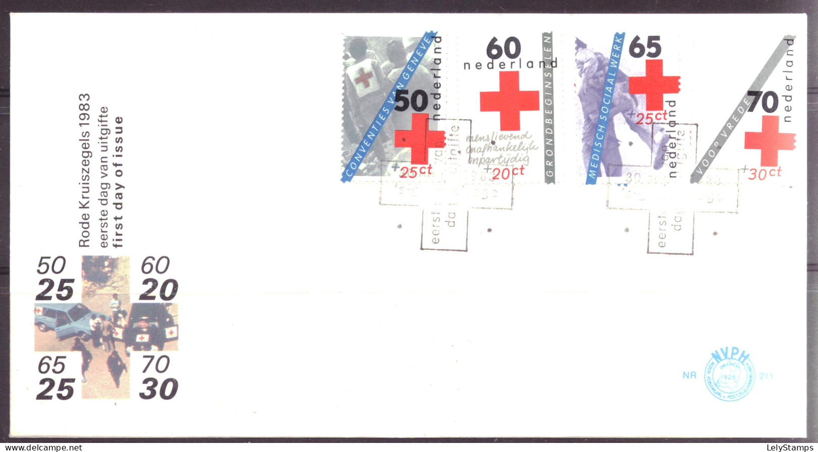 Nederland / Niederlande / Pays Bas / Netherlands E211 FDC (1983) - FDC