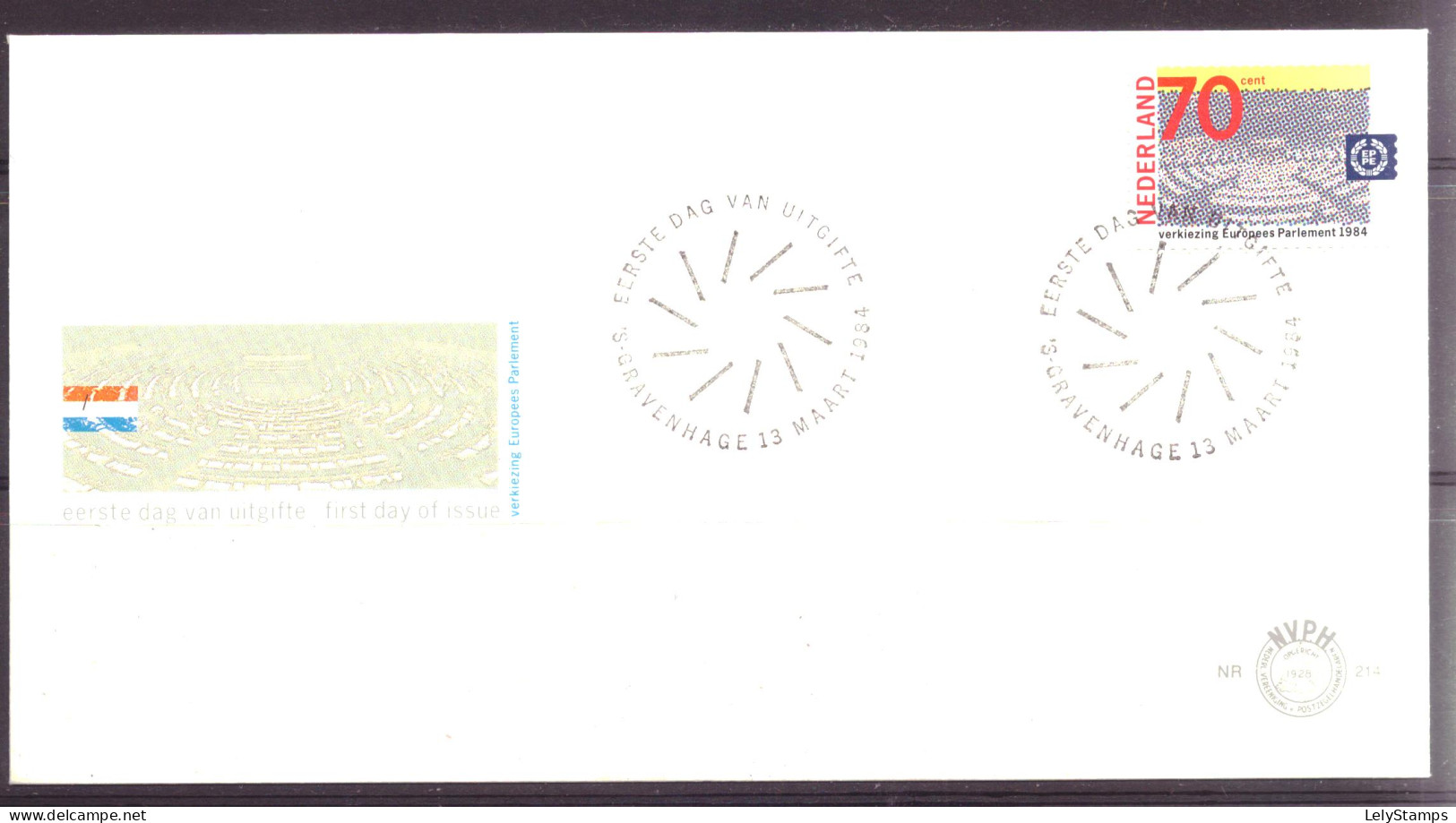 Nederland / Niederlande / Pays Bas / Netherlands E214 FDC (1984) - FDC