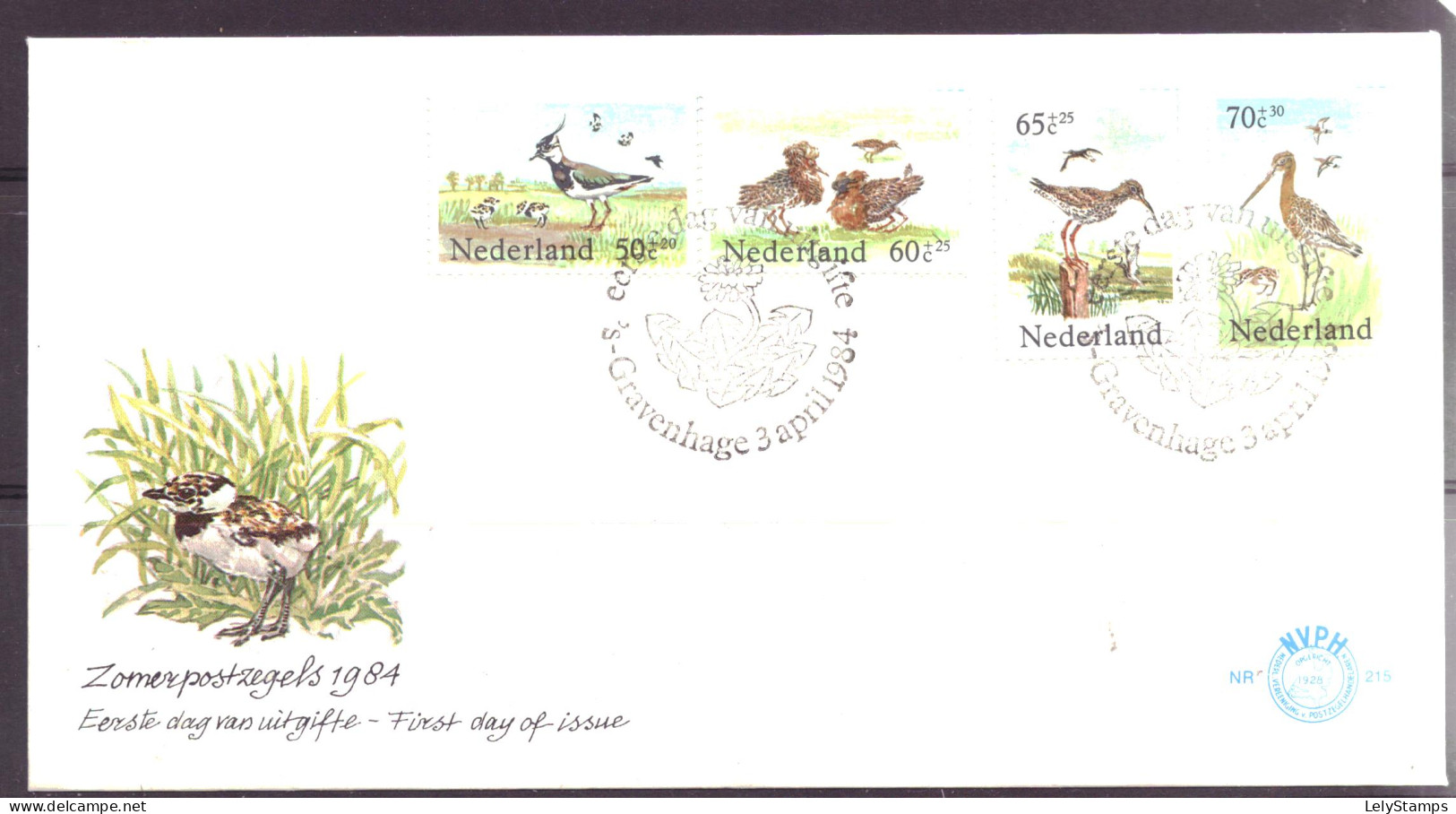 Nederland / Niederlande / Pays Bas / Netherlands E215 FDC (1984) - FDC