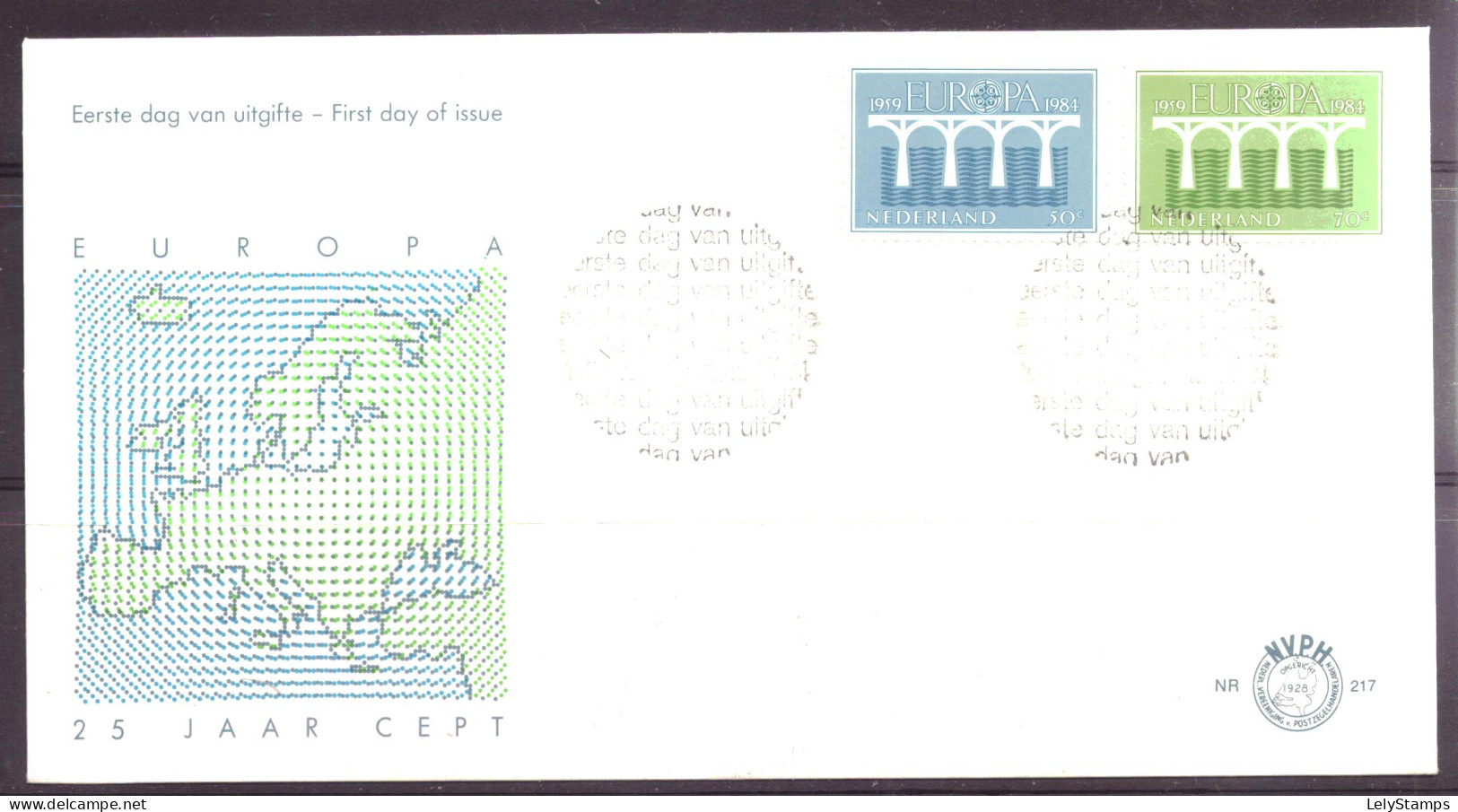 Nederland / Niederlande / Pays Bas / Netherlands E217 FDC (1984) - FDC