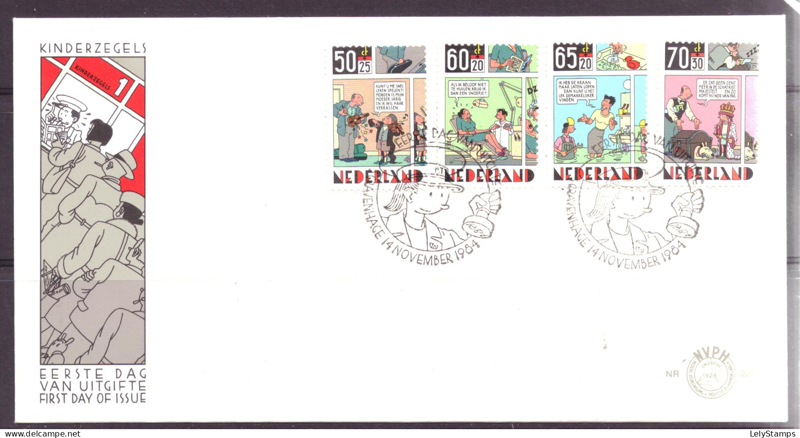 Nederland / Niederlande / Pays Bas / Netherlands E223 FDC (1984) - FDC