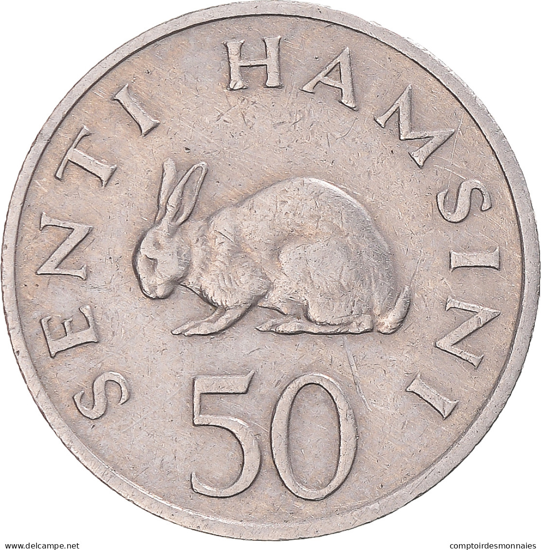 Monnaie, Tanzanie, 50 Senti, 1966 - Tanzanía