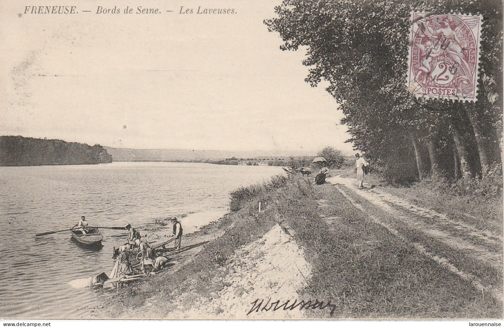 78 - FRENEUSE  - Bords De Seine - Les Laveuses - Freneuse