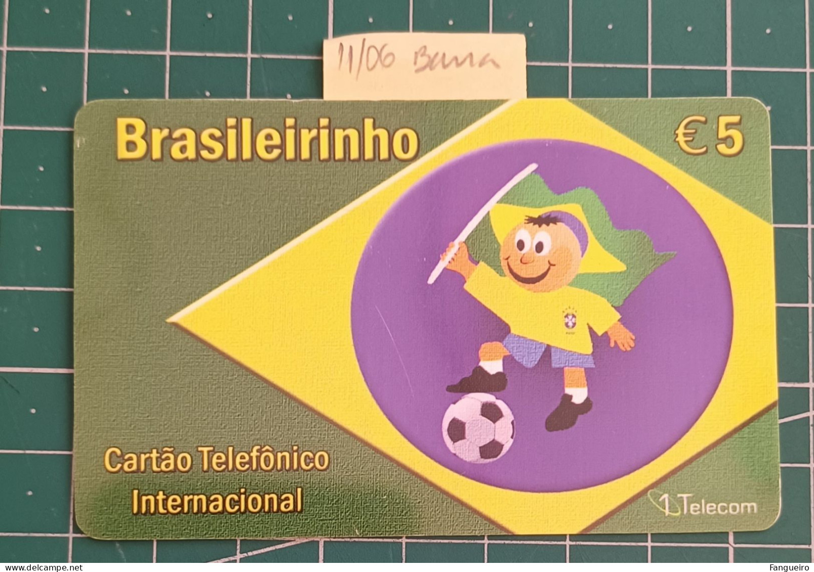 PORTUGAL PREPAID USED PHONECARD BRASILEIRINHO - Portugal