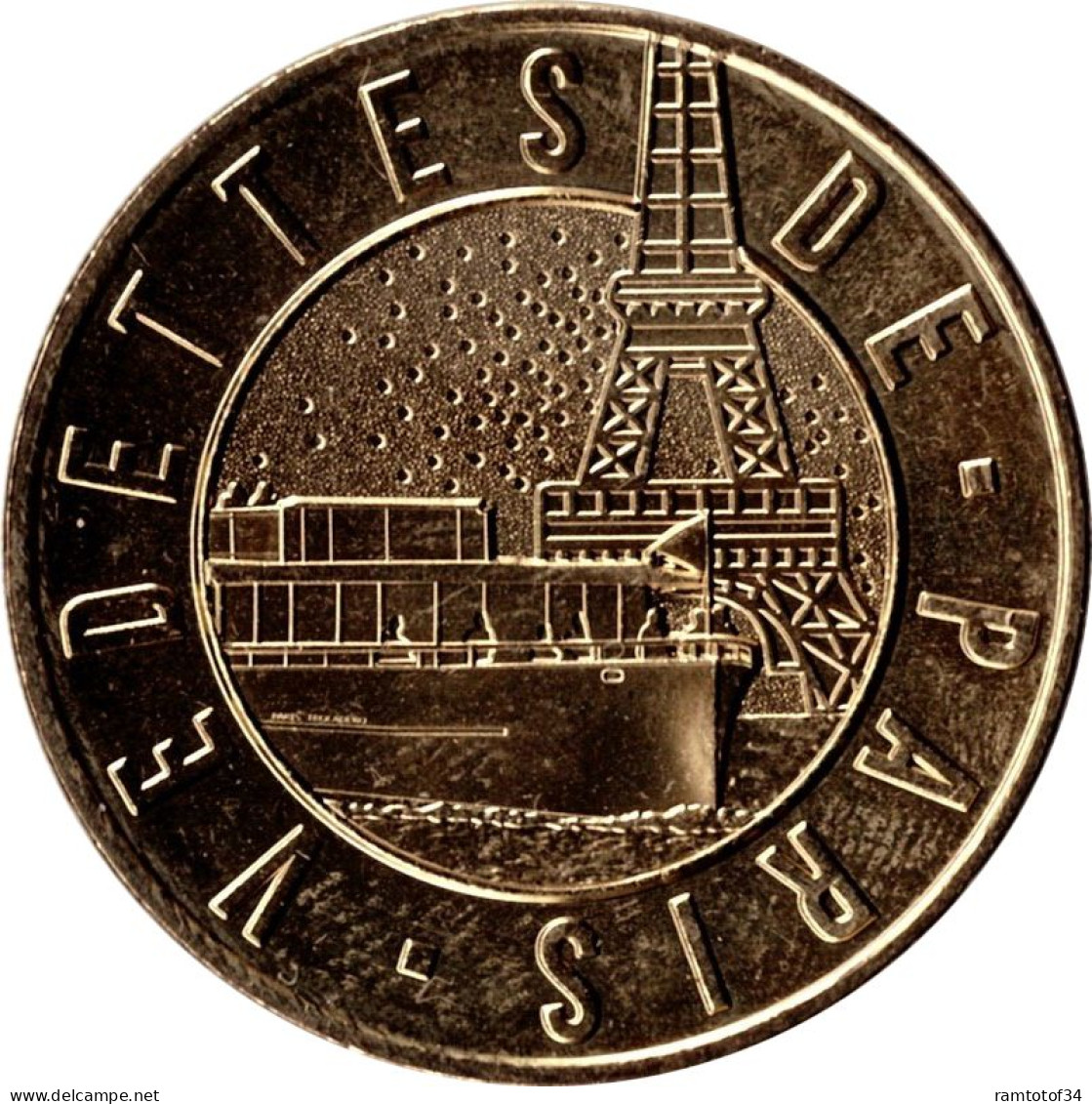 2022 MDP408 - PARIS - Vedettes Du Pont Neuf 11 (Vedette Et Tour Eiffel) / MONNAIE DE PARIS - 2022