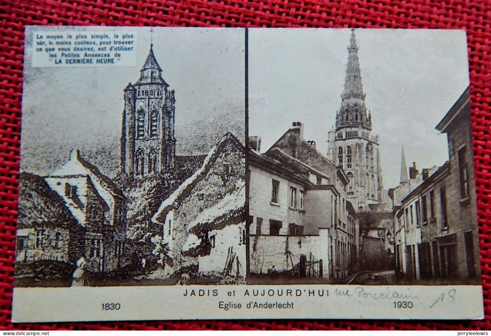 BRUXELLES Jadis Et Aujourd'hui  - 2 CARTES  :  Le Pont De Laeken  - Eglise D'Anderlecht - Panoramische Zichten, Meerdere Zichten