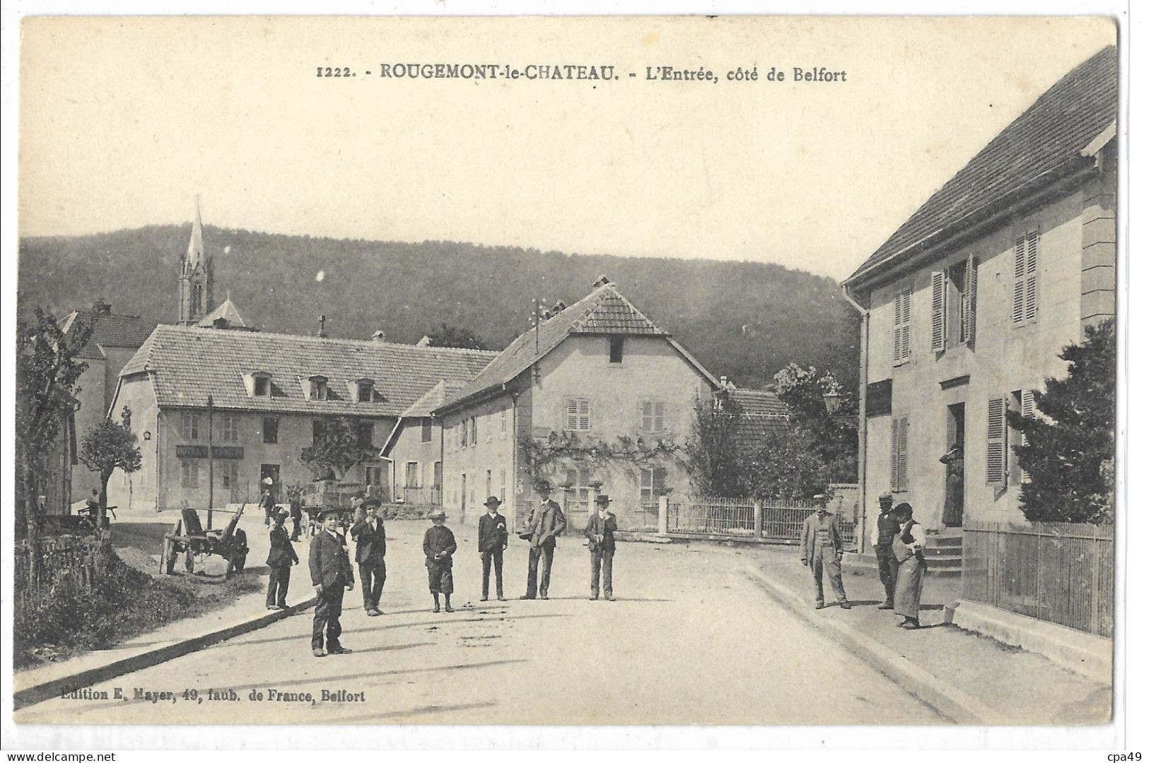 90   ROUGEMONT - LE - CHATEAU   L' ENTREE  COTE  DE  BELFORT - Rougemont-le-Château