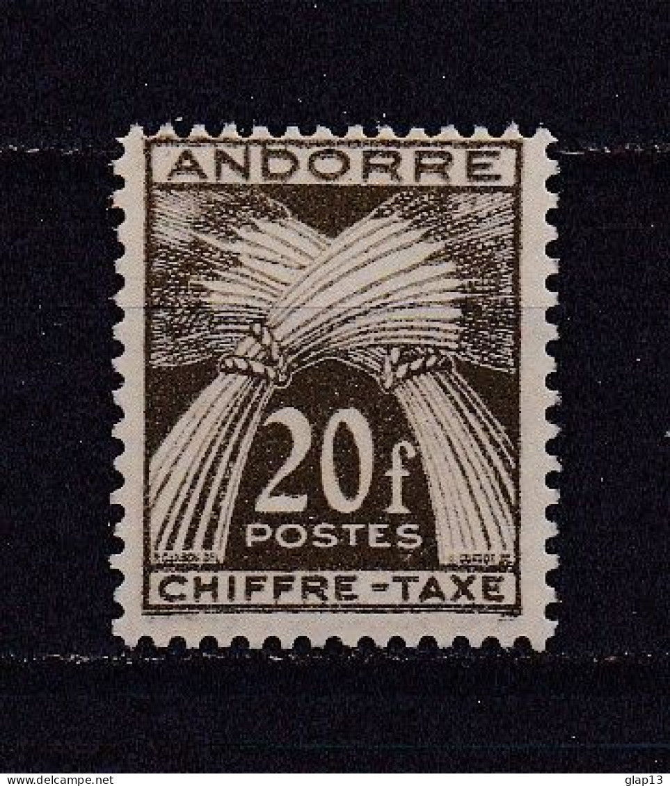 ANDORRE FRANCAIS 1943 TAXE N°31 NEUF** - Unused Stamps