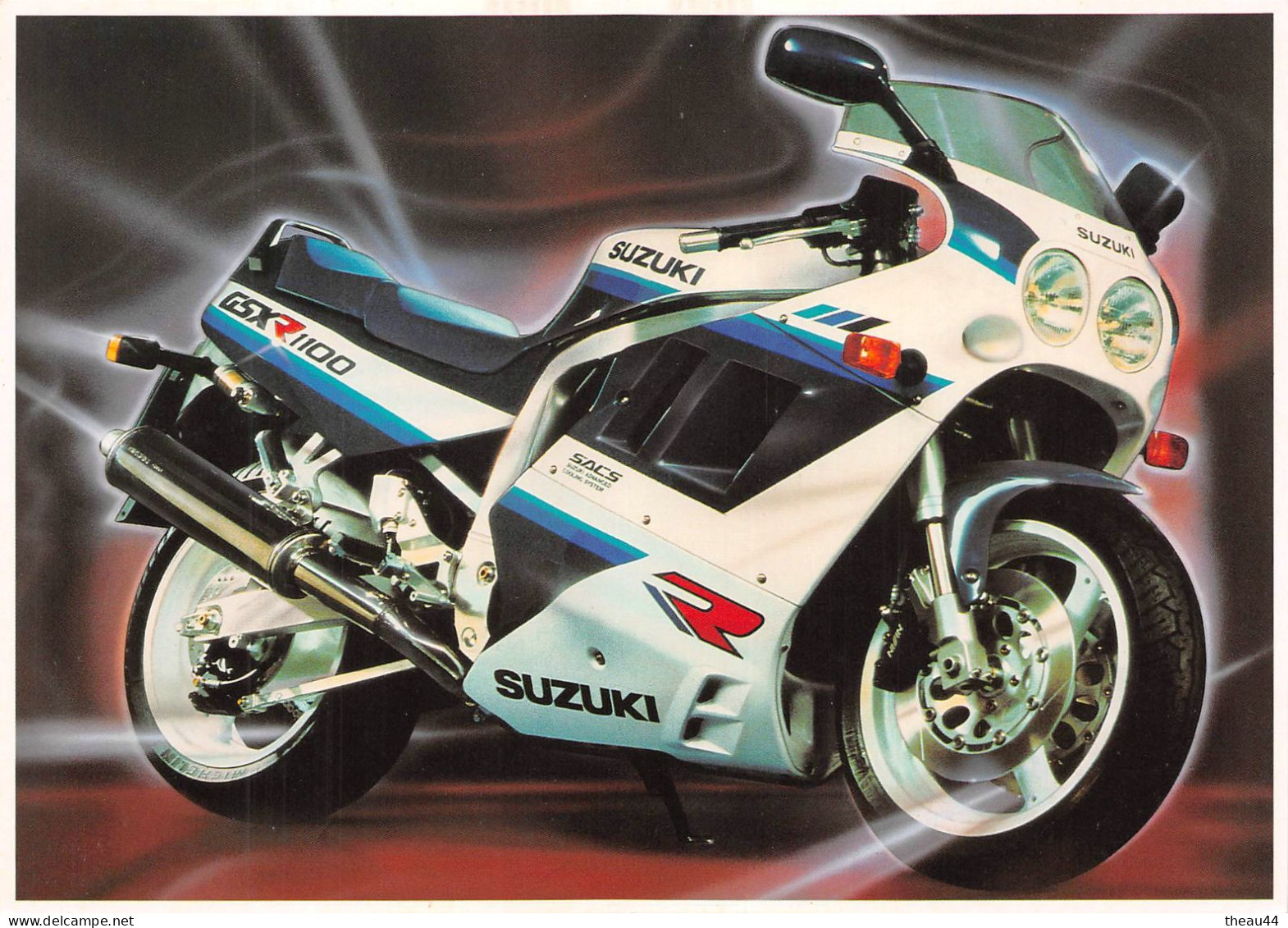 ¤¤   -   Lot De 6 Maxi-Cartes De MOTO  -  Suzuki, Custom Sportster, Ducati, Honda .....   -  Voir Description    -    ¤¤ - Motorfietsen
