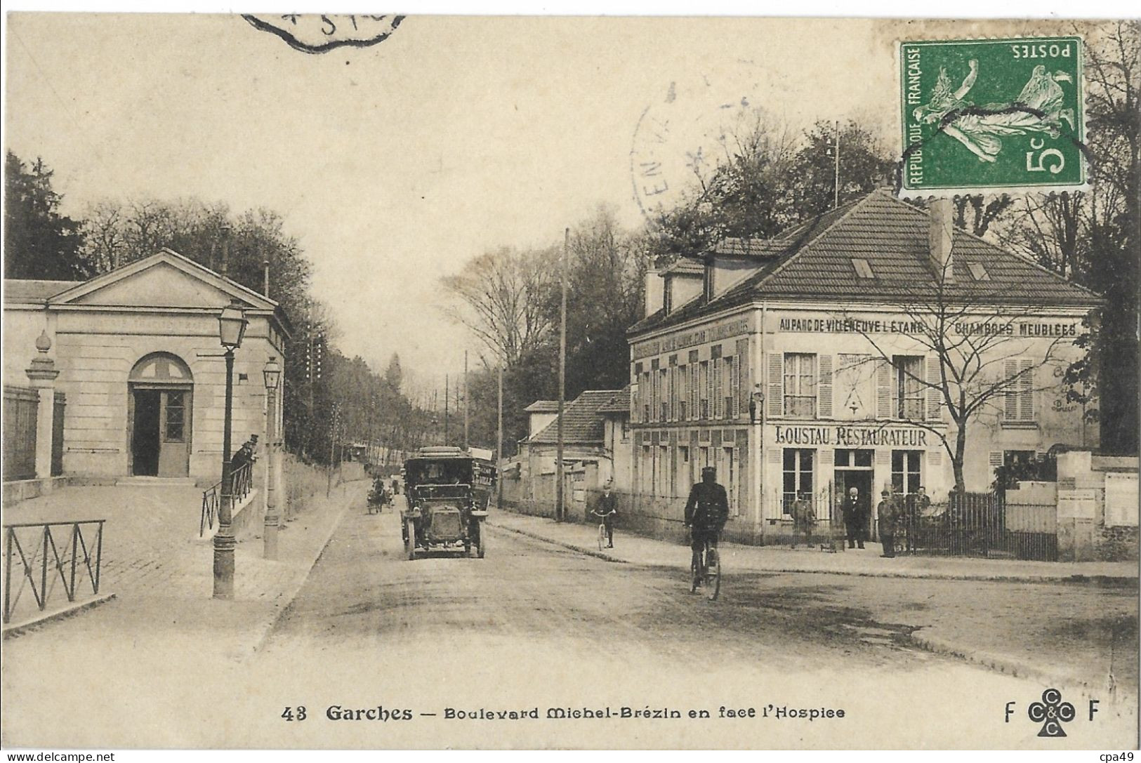 92    GARCHES  BOULEVARD  MICHEL - BREZIN  EN  FACE  L' HOSPISE - Meudon