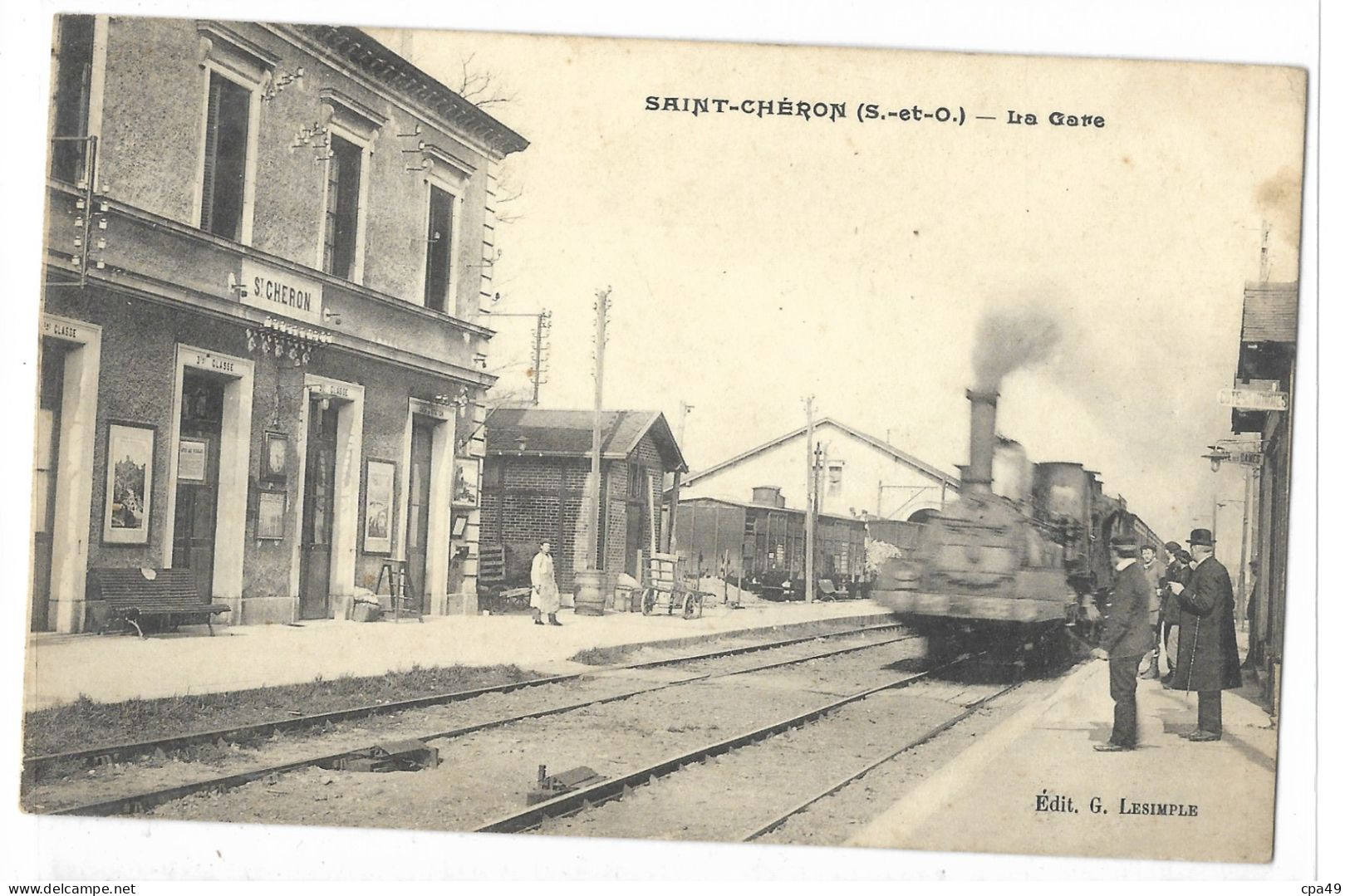 91   SAINT - CHERON  LA  GARE - Saint Cheron