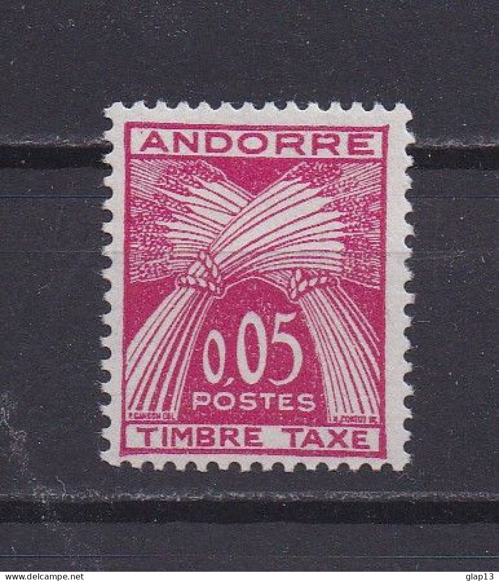 ANDORRE FRANCAIS 1961 TAXE N°42 NEUF** - Unused Stamps