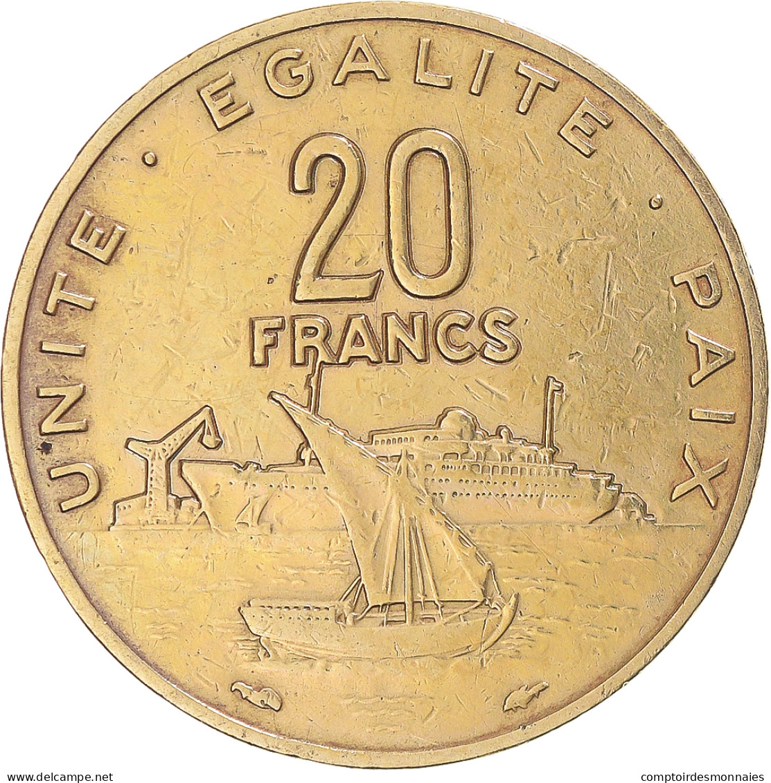 Monnaie, Djibouti, 20 Francs, 1983 - Djibouti