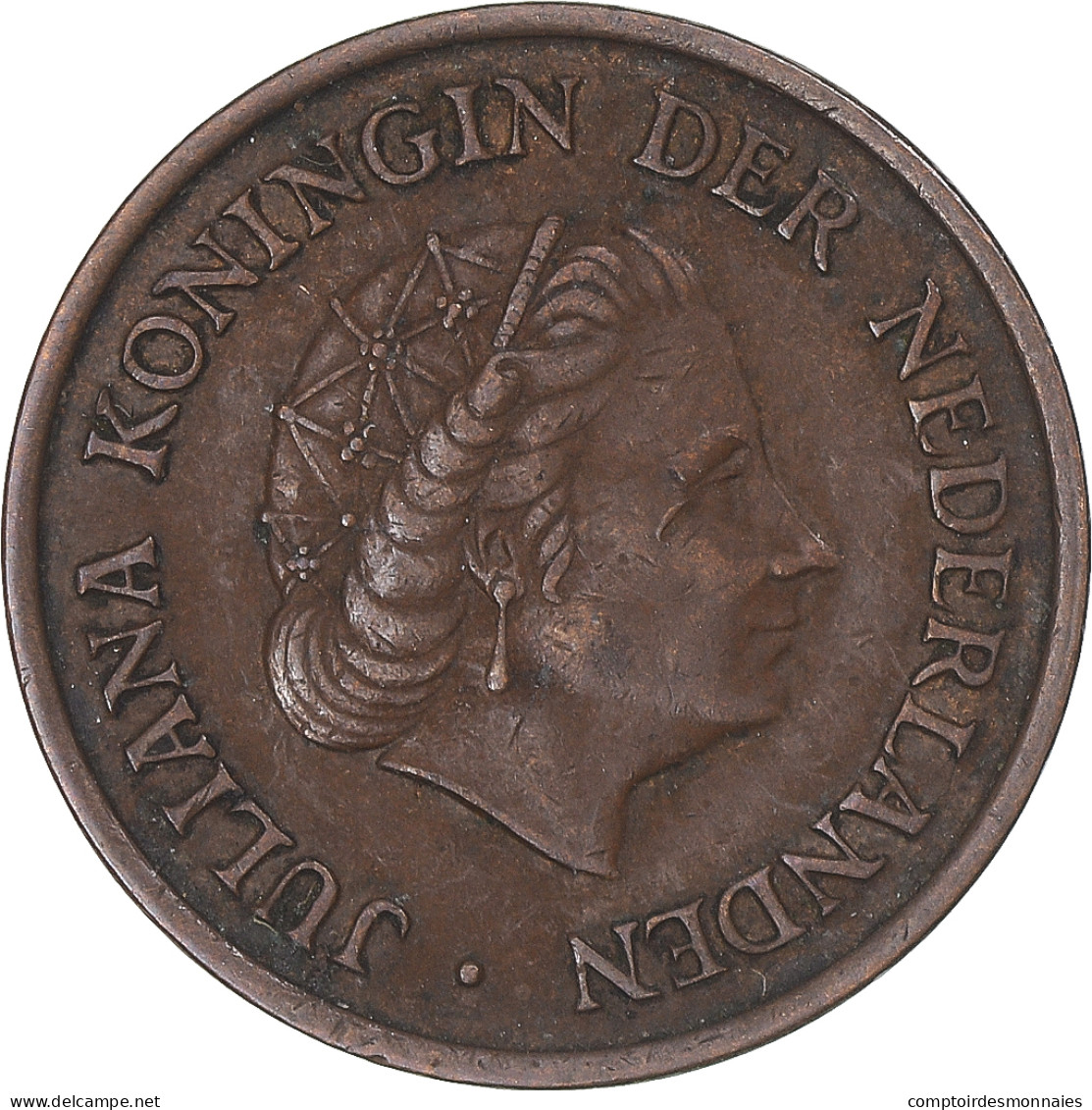 Monnaie, Pays-Bas, 5 Cents, 1952 - 5 Centavos