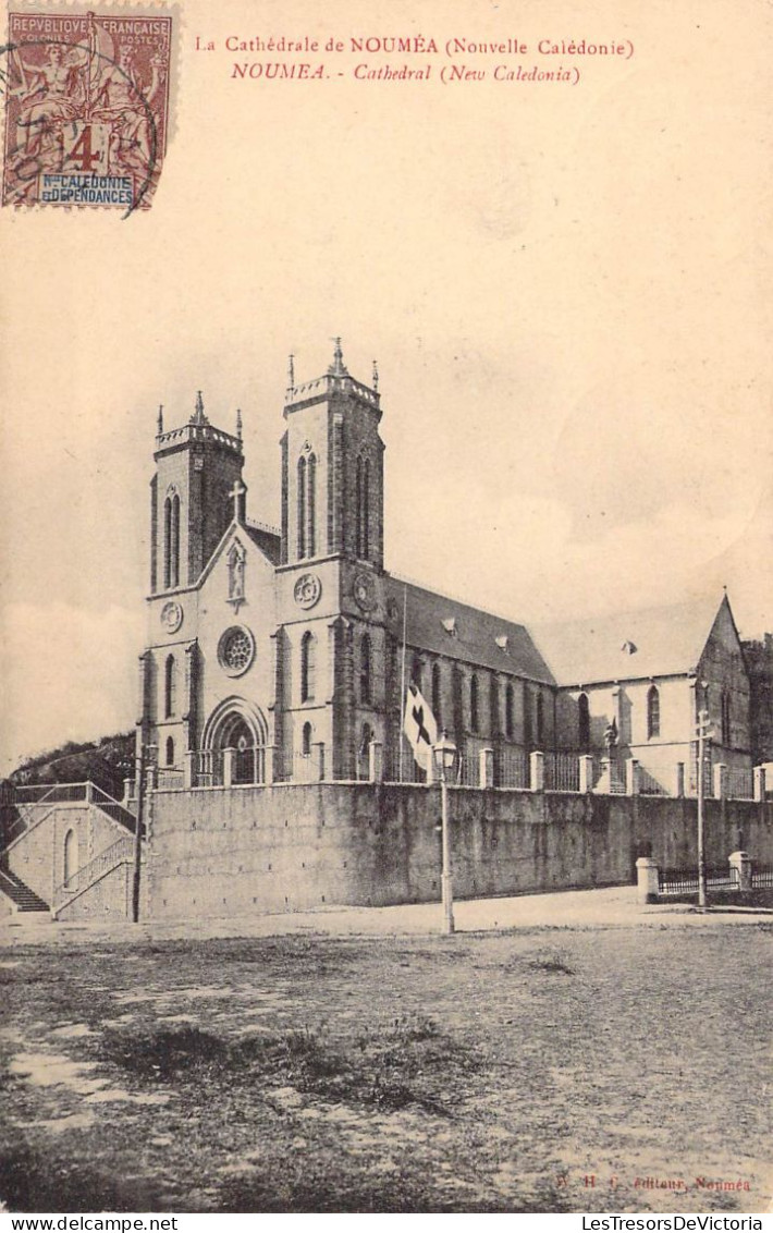 FRANCE - NOUVELLE CALEDONIE - NOUMEA - La Cathédrale - Carte Postale Ancienne - Nouvelle Calédonie