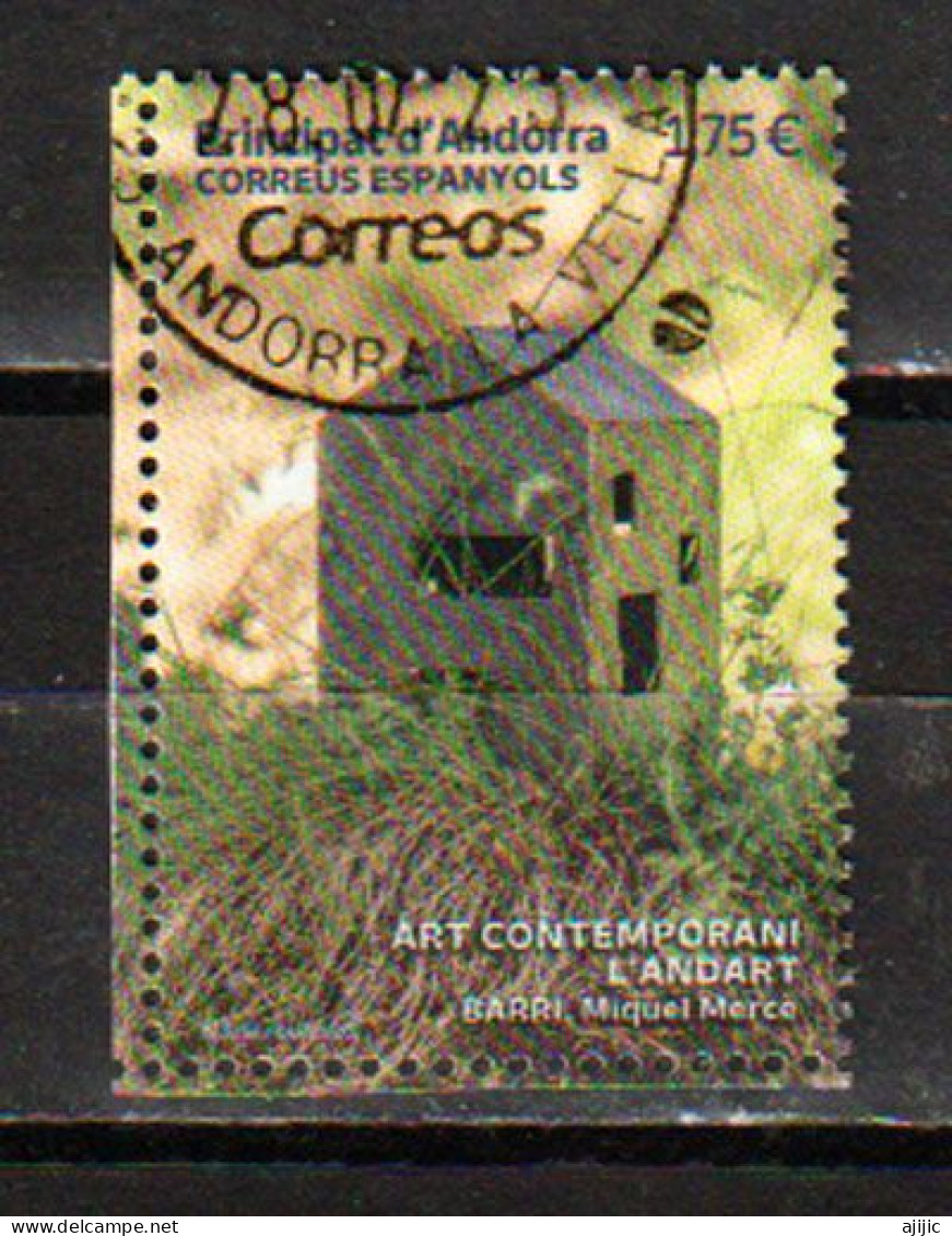 2022. ART CONTEMPORAIN (Miquel Mercè) Architecte Et Designer. Timbre Oblitéré,1ère Qualité.  Haute Faciale. AND ESP - Used Stamps