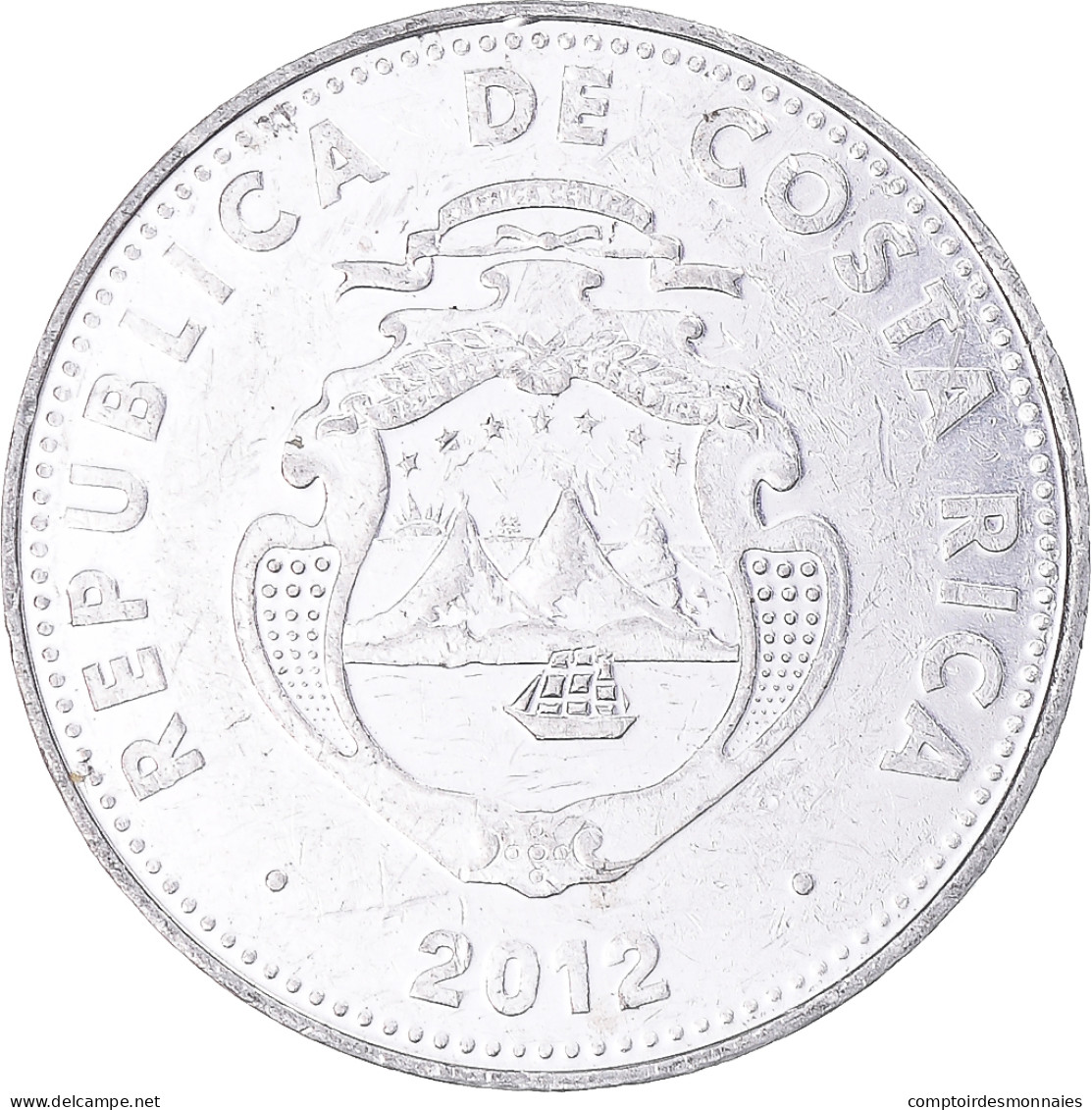Monnaie, Costa Rica, 5 Colones, 2012 - Costa Rica