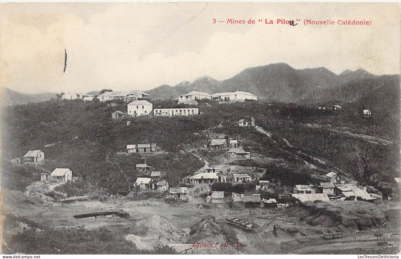 FRANCE - NOUVELLE CALEDONIE - Mines De La Pilou - Carte Postale Ancienne - Nouvelle Calédonie