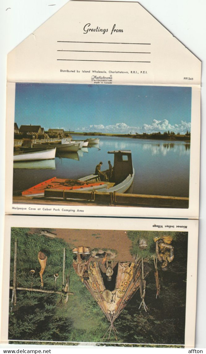 Prince Edward Island Canada Old Postcard Folder - Other & Unclassified