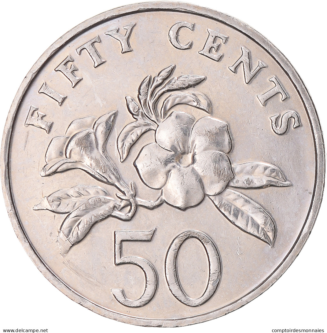 Monnaie, Singapour, 50 Cents, 2007 - Singapore