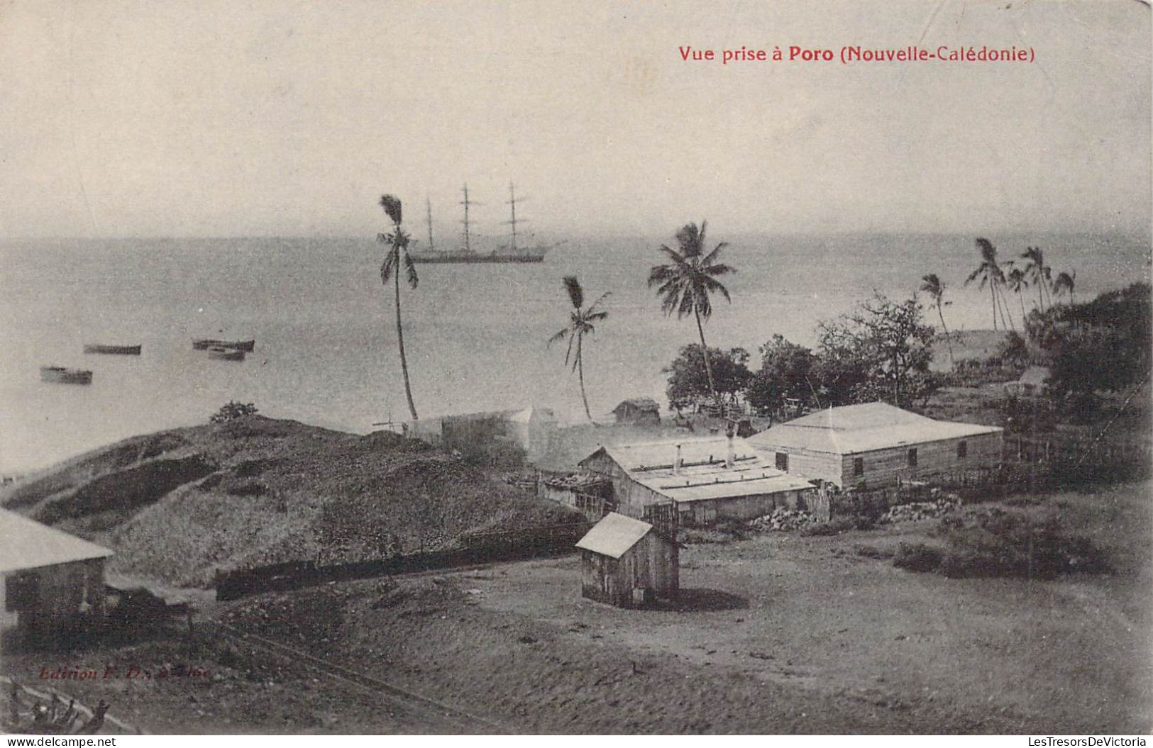 FRANCE - NOUVELLE CALEDONIE - PORO - Vue Prise à Poro - Carte Postale Ancienne - Nouvelle Calédonie