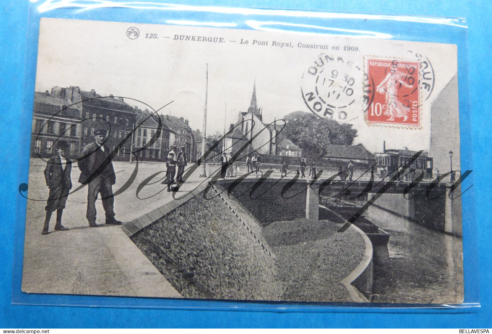 Dunkerque Pont Royal Tram  1911  D59 - Dunkerque