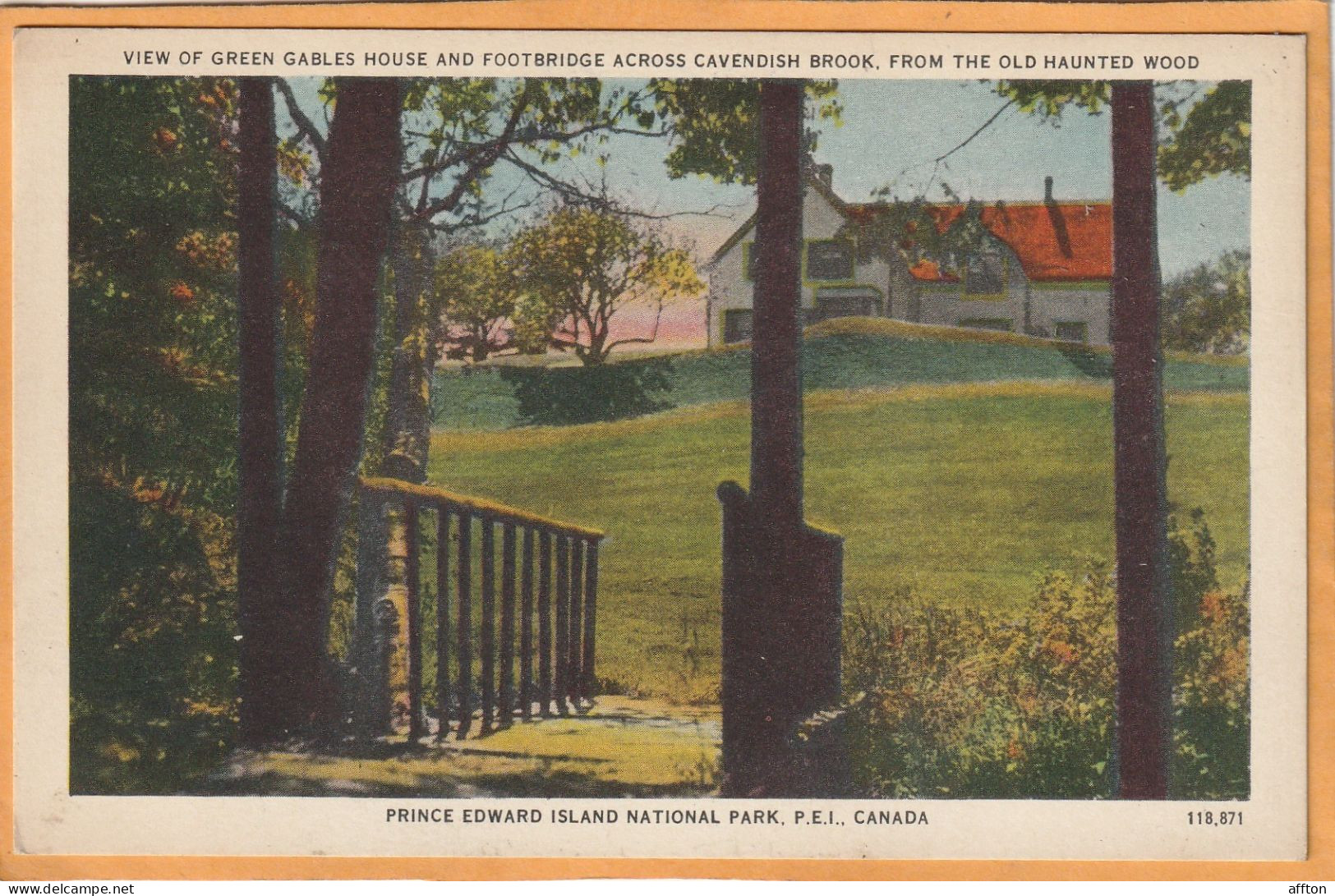 National Park Prince Edward Island Canada Old Postcard - Other & Unclassified