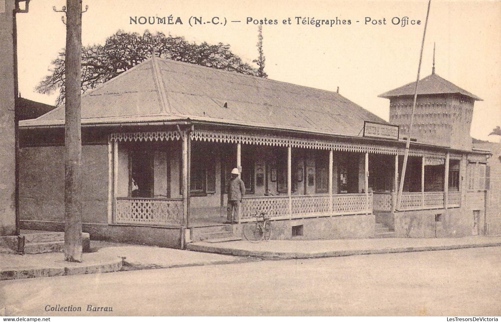 FRANCE - NOUVELLE CALEDONIE - NOUMEA - Postes Et Télégraphes - Carte Postale Ancienne - Nouvelle Calédonie