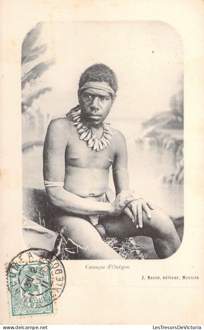 FRANCE - NOUVELLE CALEDONIE - Canque D'Ouégon - Editeur J Raché - Carte Postale Ancienne - Nouvelle Calédonie